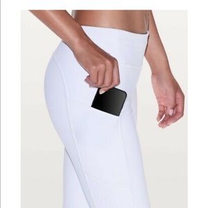 White Lululemon Calf length Leggings